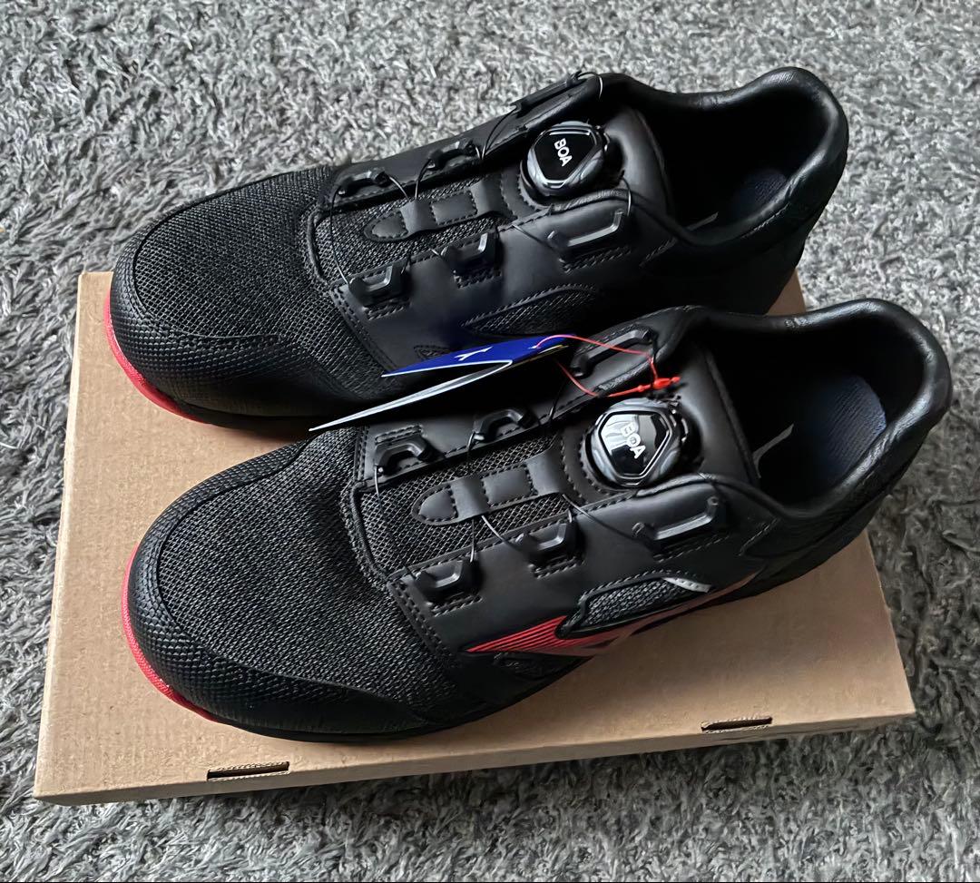 ◎ミズノ・オールマイティLSII52L BOA◎ 新品28cmブラックXレッド