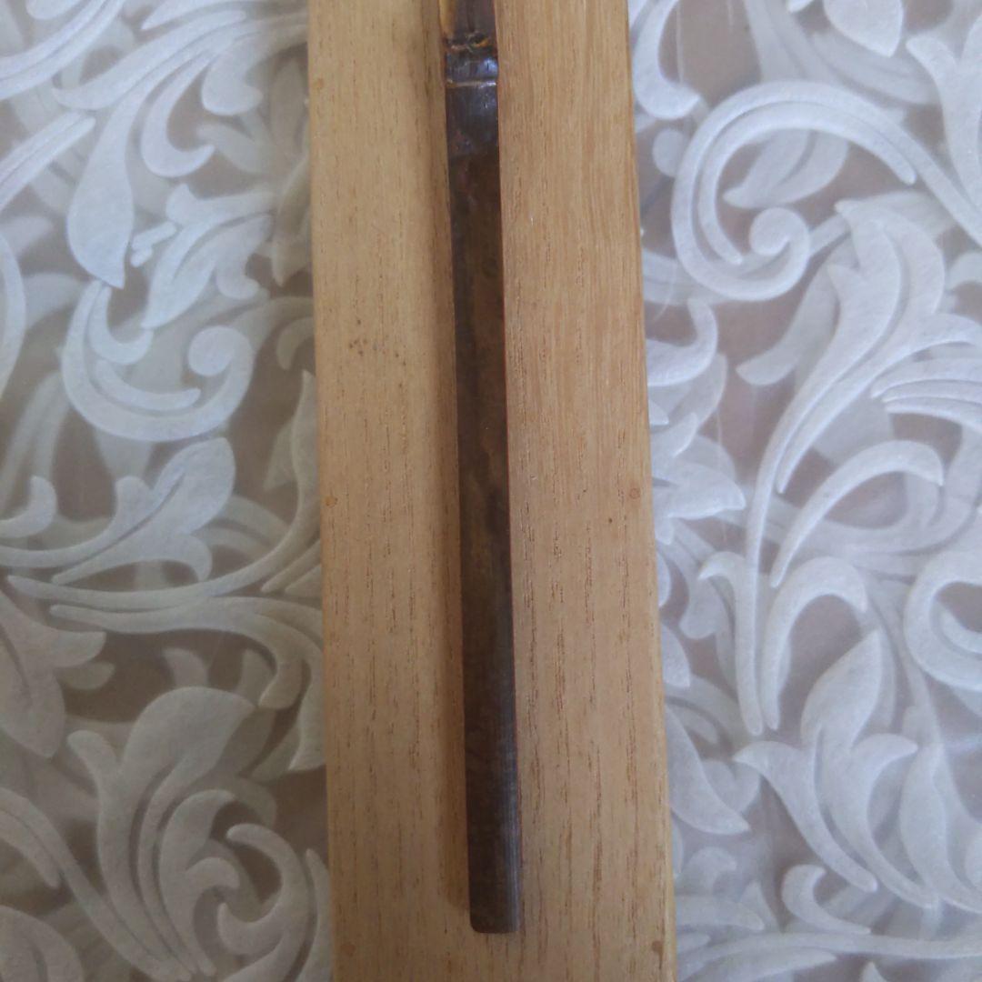 菊蒔絵　竹茶杓　瑞雲　堀之内宗完（宗心）書付　兼中斎　表斉作　表千家　【匿名配】