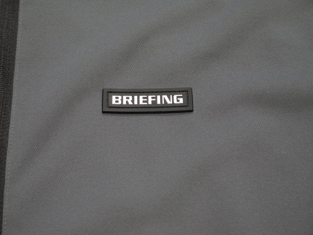 ⓂBRIEFING GOLF ブリーフィングゴルフ背面ロゴハーフジップフーディー