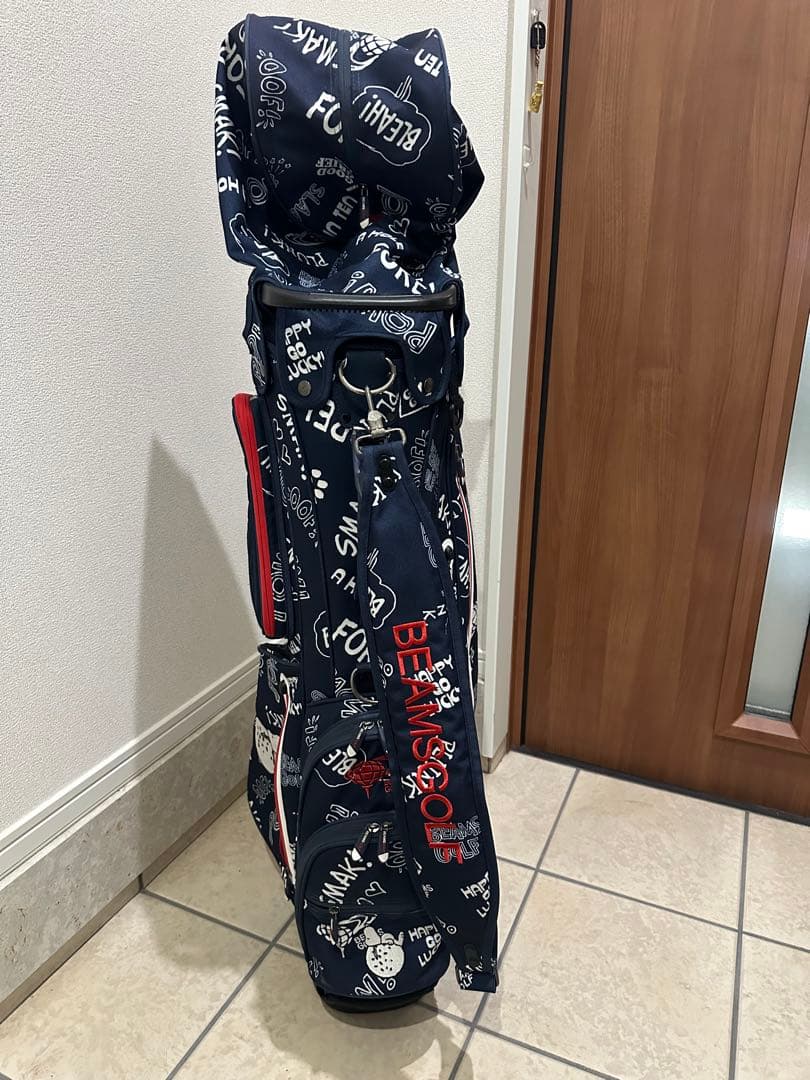 BEAMS GOLFスヌーピーコラボ　キャディバッグ