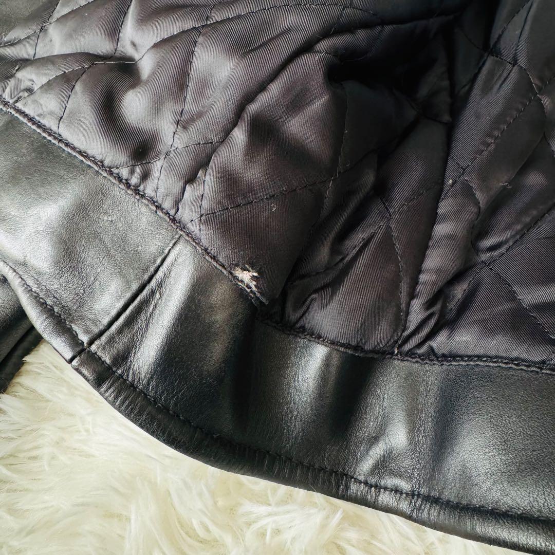 カドヤ　シングルライダース　レザージャケット　牛革