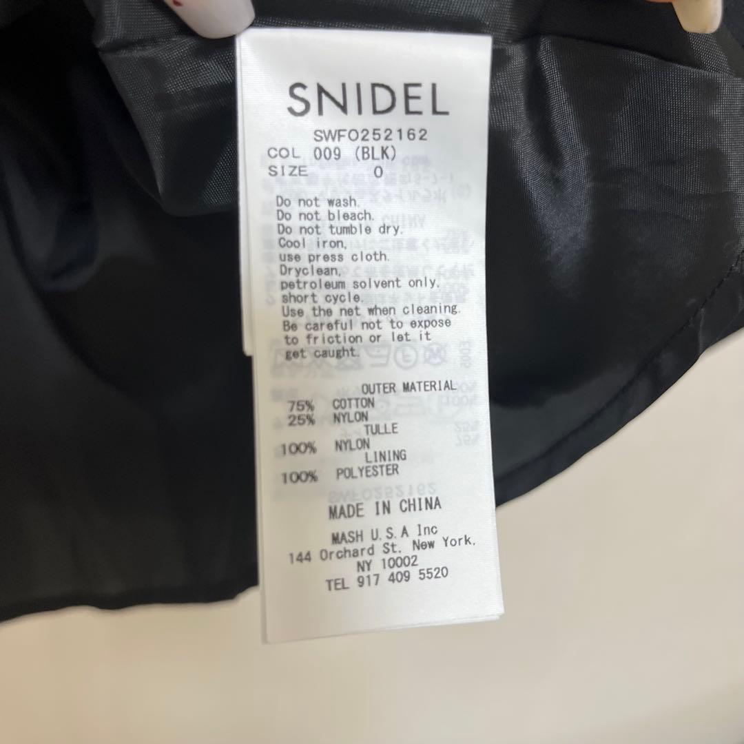 スナイデル　20周年限定タックミニワンピース