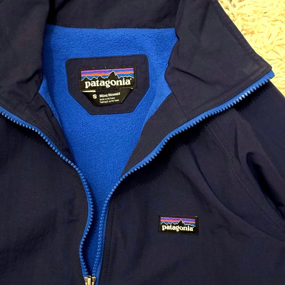 patagonia パタゴニア　シェルドシンチラ　フリース　Sサイズ　ネイビー