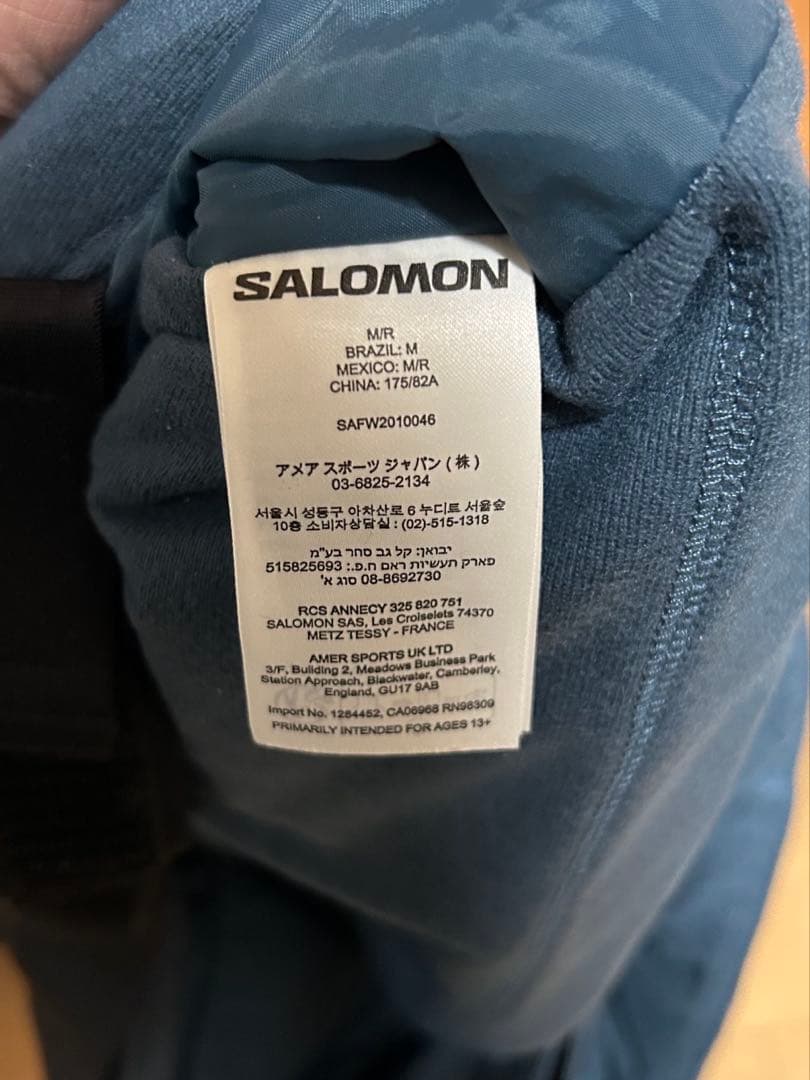 スキー SALOMON edge pant M/R MidnightNavy
