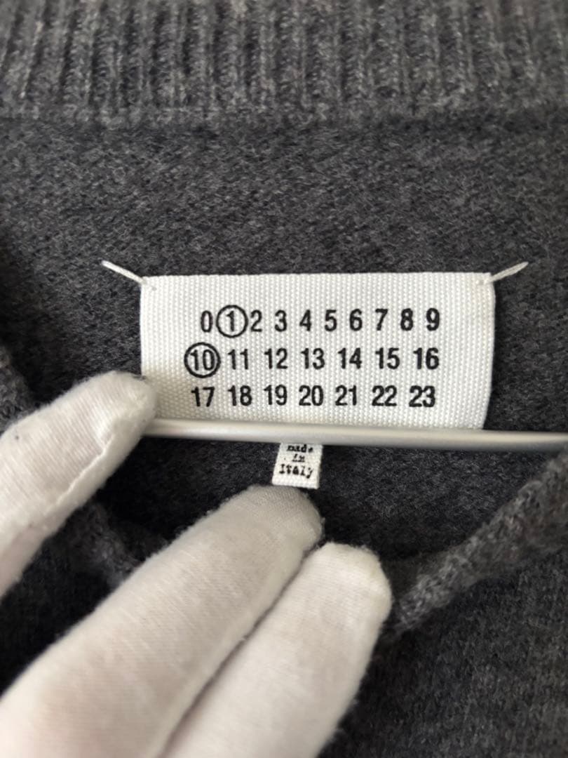 メゾンマルジェラ　4ステッチウール ニットセーター