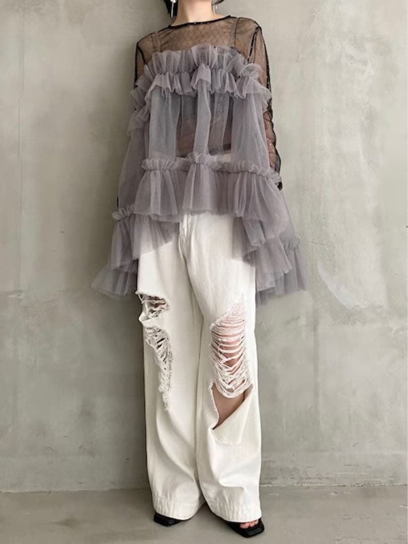 J1U by LA BELLE ETUDE チュールキャミ　ワンピース