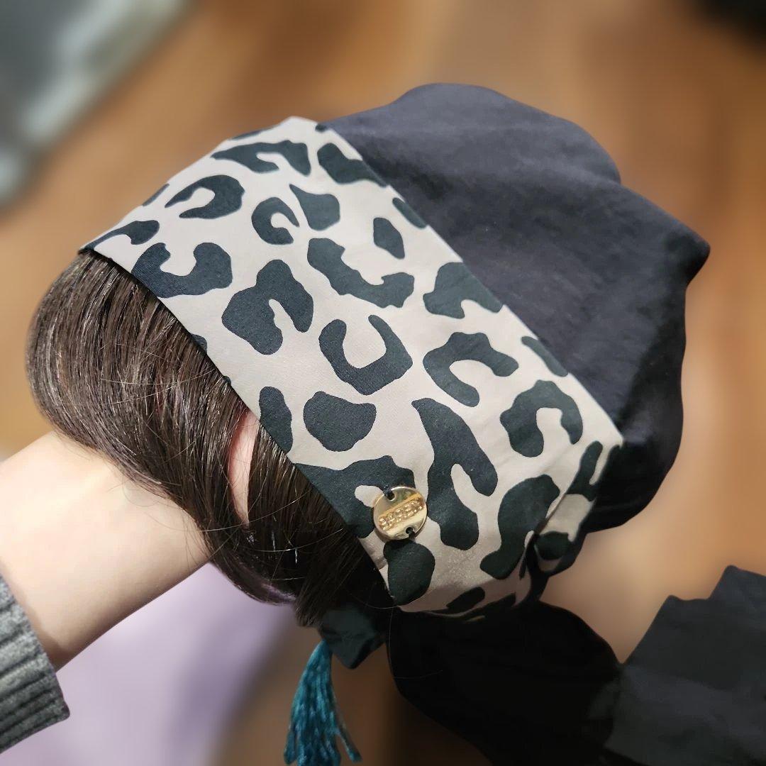 バレンセット　【スカーフハット　ニット帽　前髪ウィッグ】