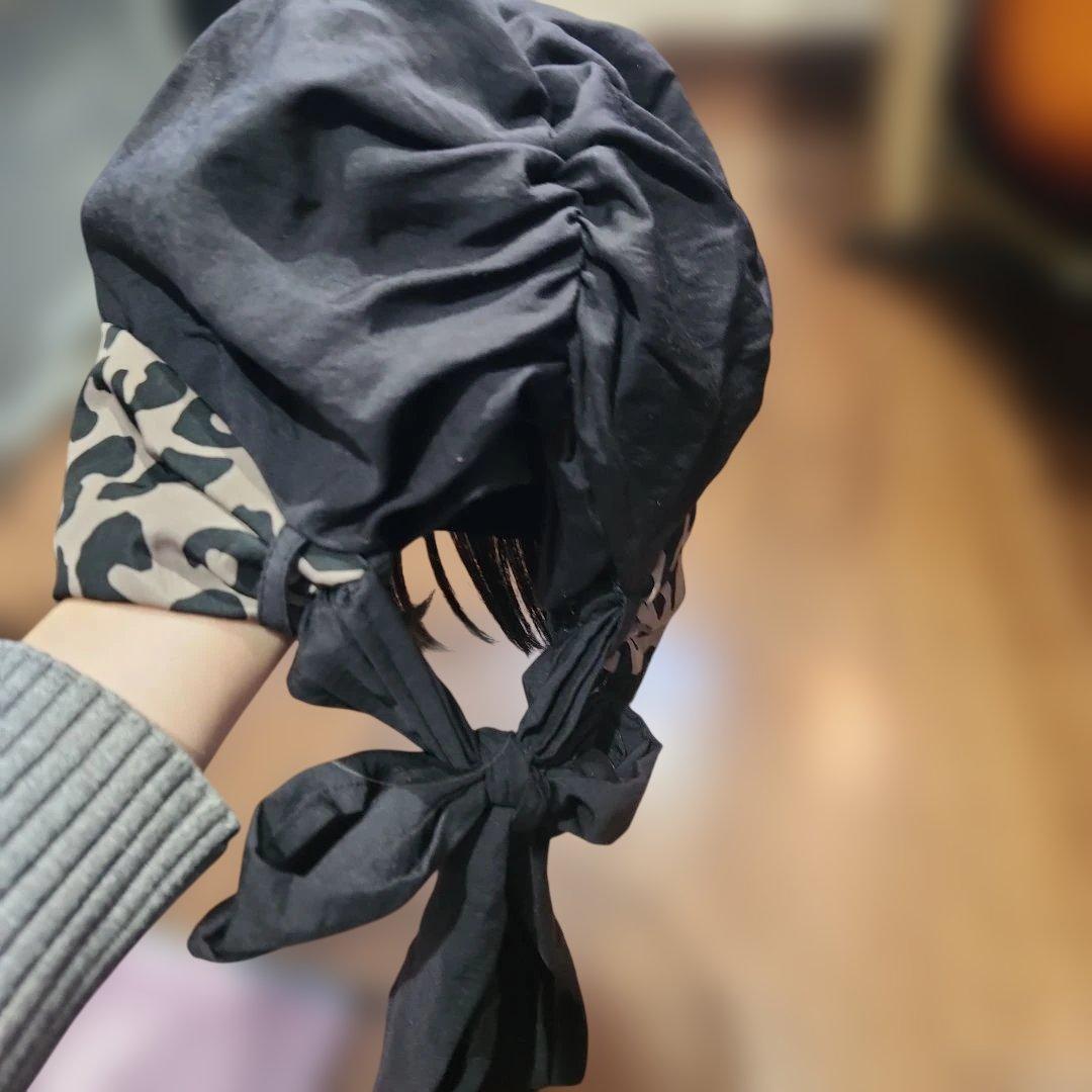 バレンセット　【スカーフハット　ニット帽　前髪ウィッグ】