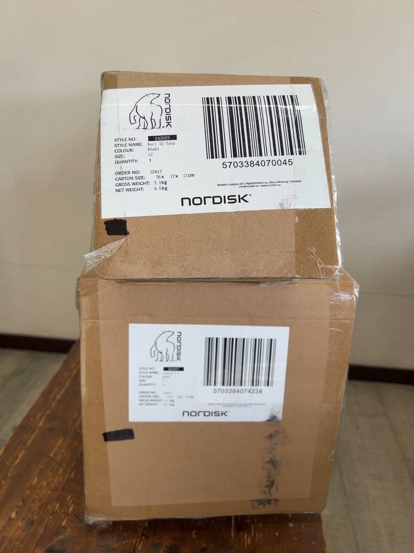 ノルディスク アスガルド 7.1 カーキ テントタープセット