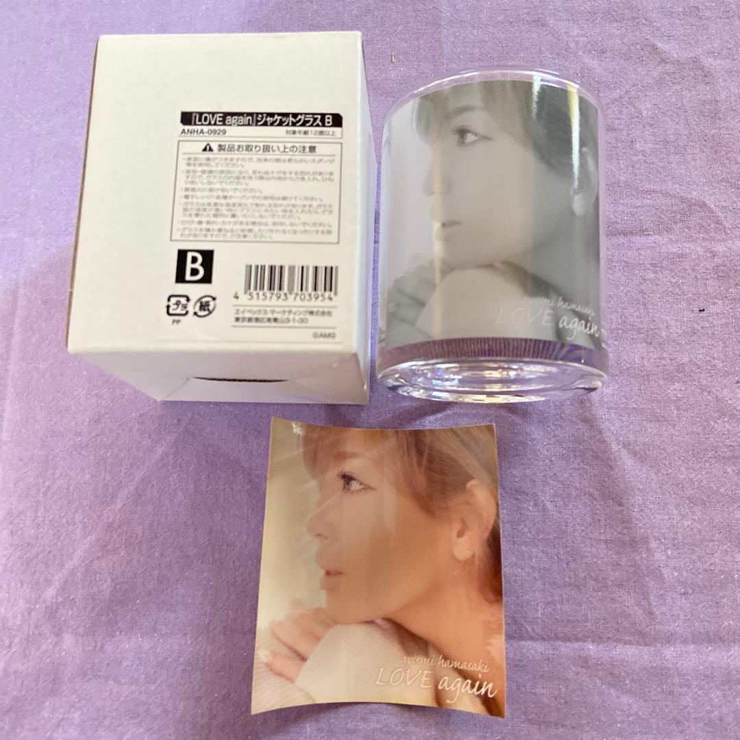 浜崎あゆみ アルバム『LOVE again』ジャケットグラス　全3種