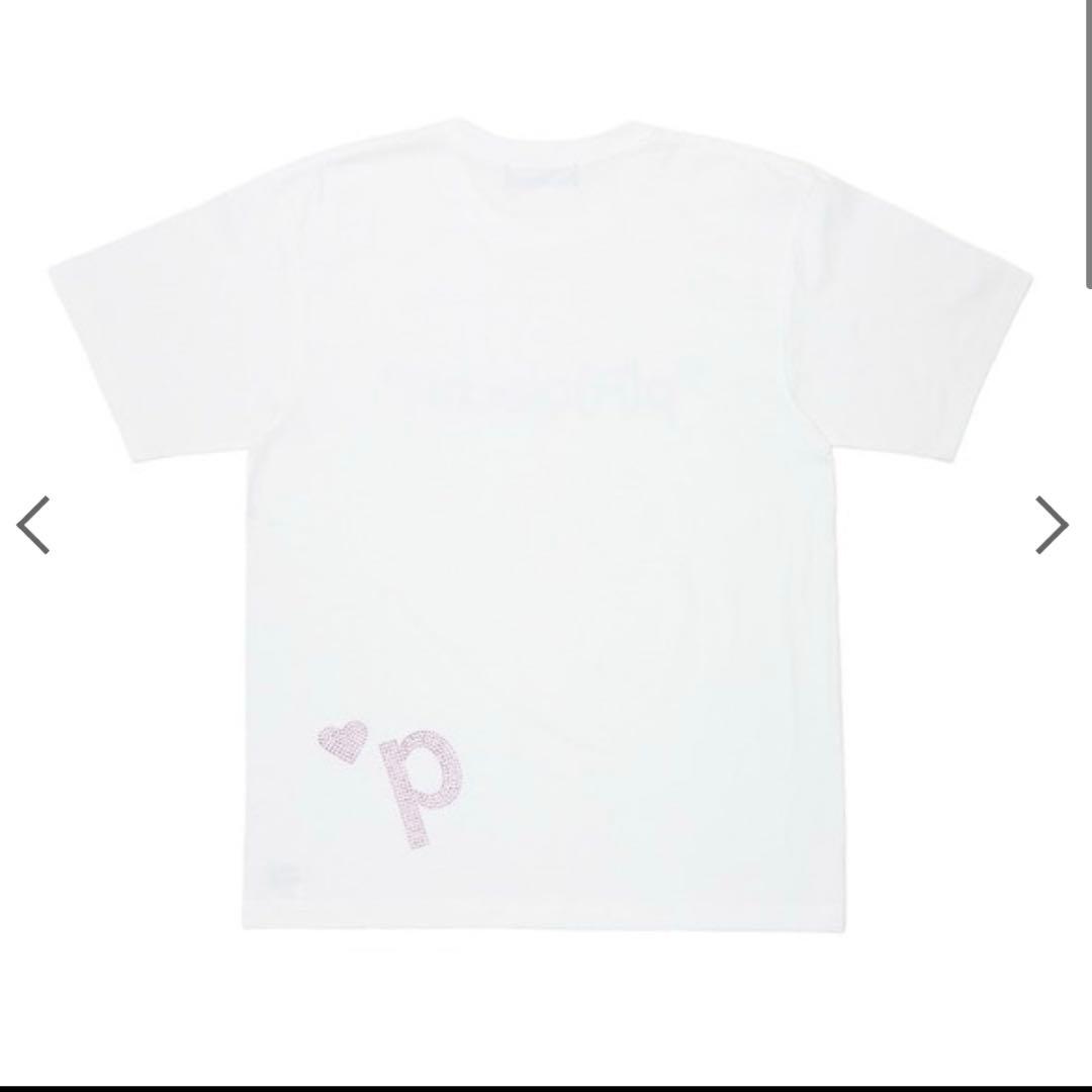 *p(R)ojectR® ラインストーンTシャツ 白Mサイズ