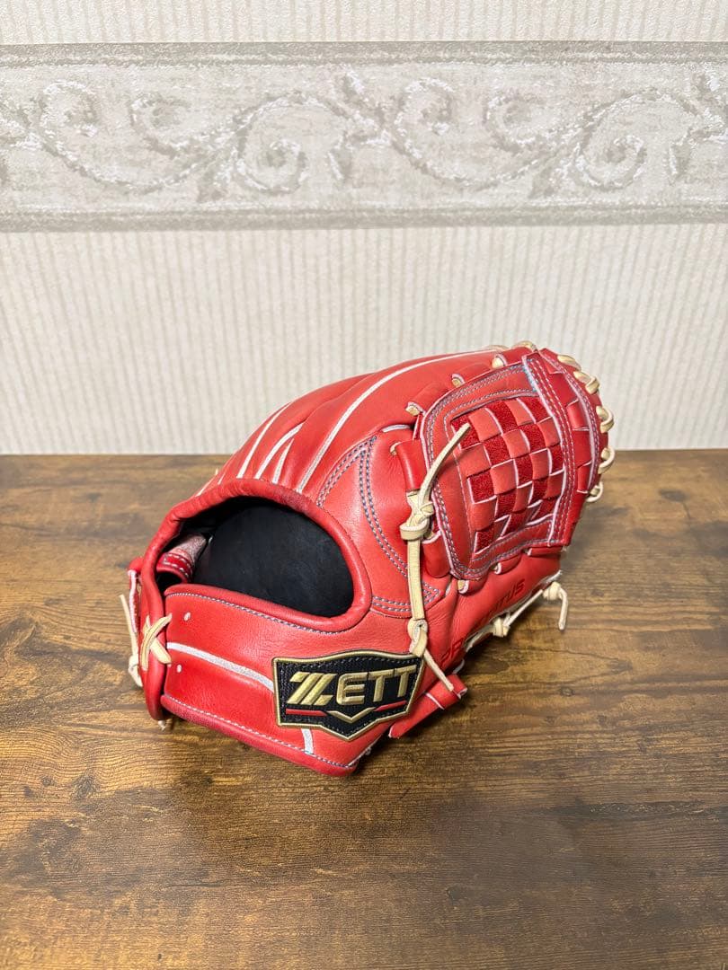 ZETT 硬式用グラブ プロステイタス 二塁手・遊撃手用 源田モデル　ケース付き