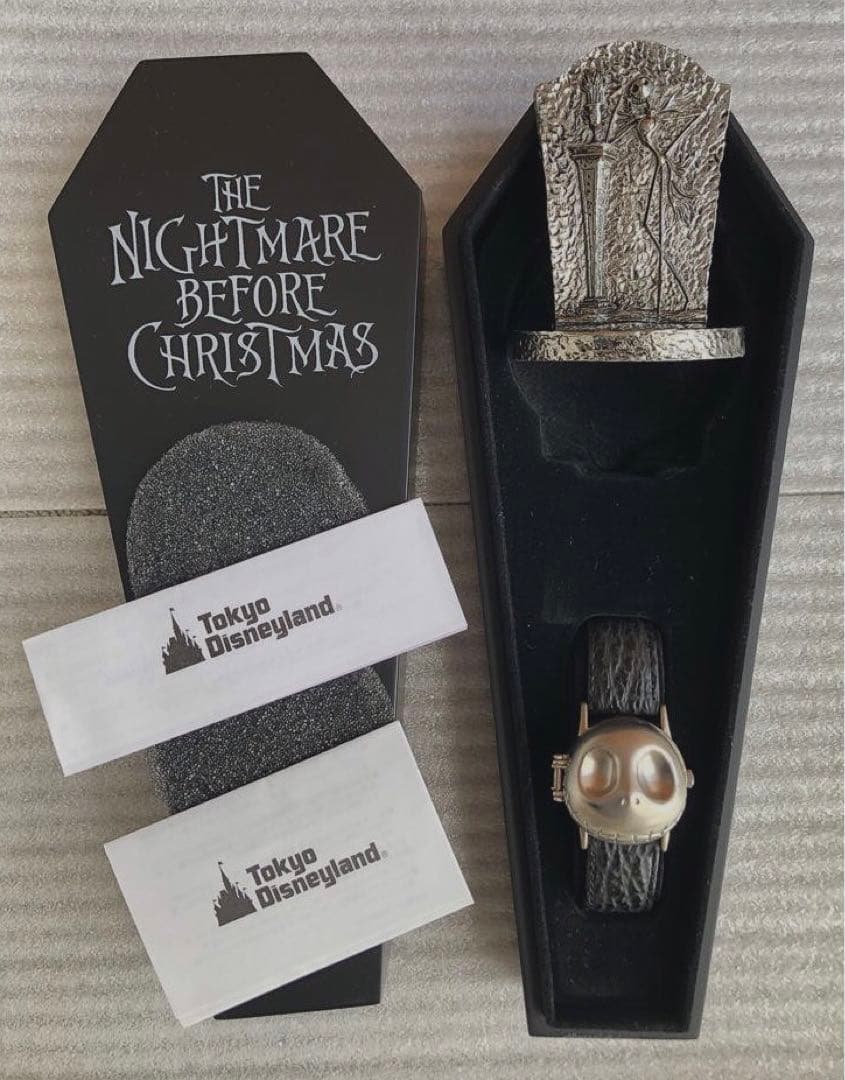 新品 ナイトメア・ビフォア・クリスマス DL ジャック 腕時計 スタチュー 置物