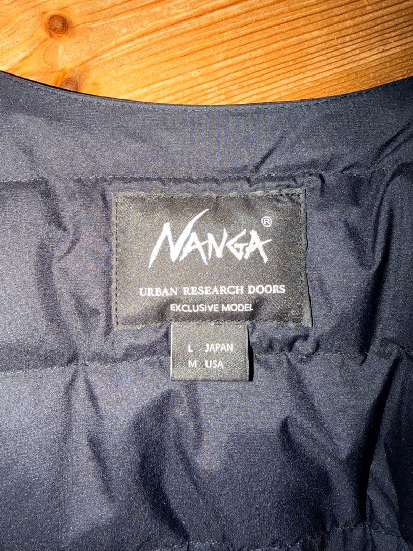 NANGA×URBAN RESEARCH DOORS インナーダウンジャケット