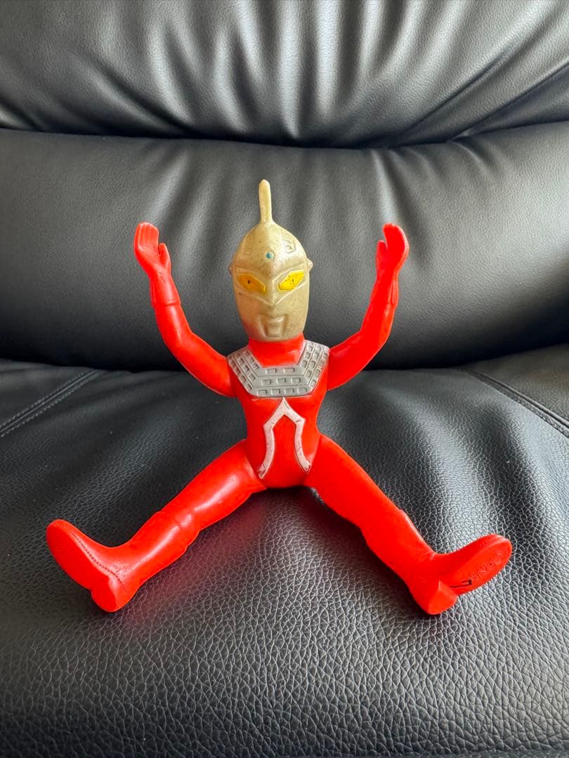 【ブルマァク初期セブン】昭和当時物 ウルトラセブン 顔グレー成形 入手困難