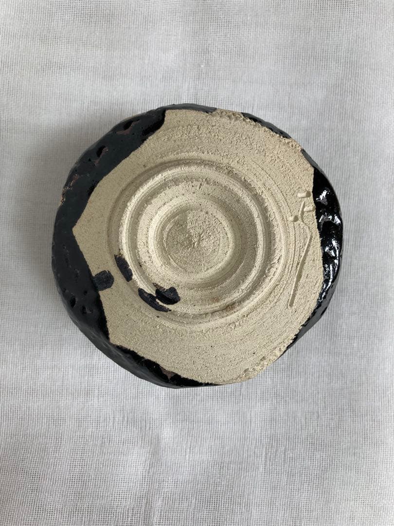 松浦真哉／鬼瀬戸黒茶碗／B34