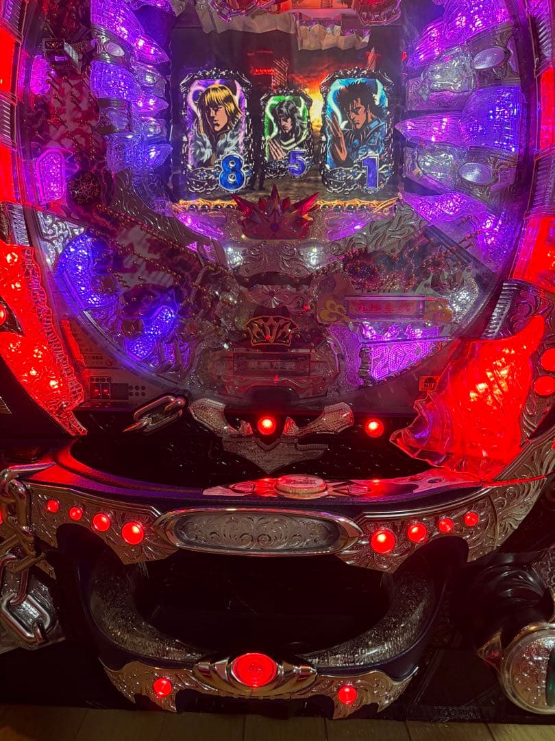 送料込み CR北斗の拳 剛掌 黒王 ver パチンコ実機 循環加工 MAX機