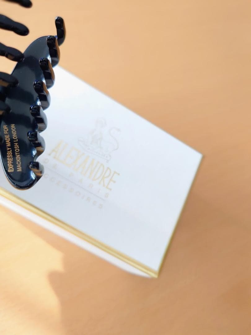 【美品】マッキントッシュロンドン 限定品 アレクサンドルドゥパリ パールクリップ