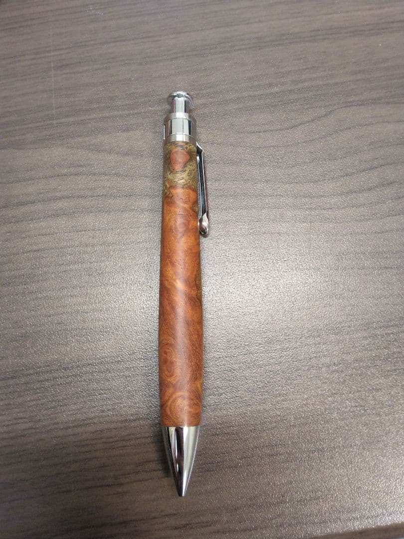 専用 工房楔 花梨紅白こぶ杢 キングウッド シャーペン 0.5