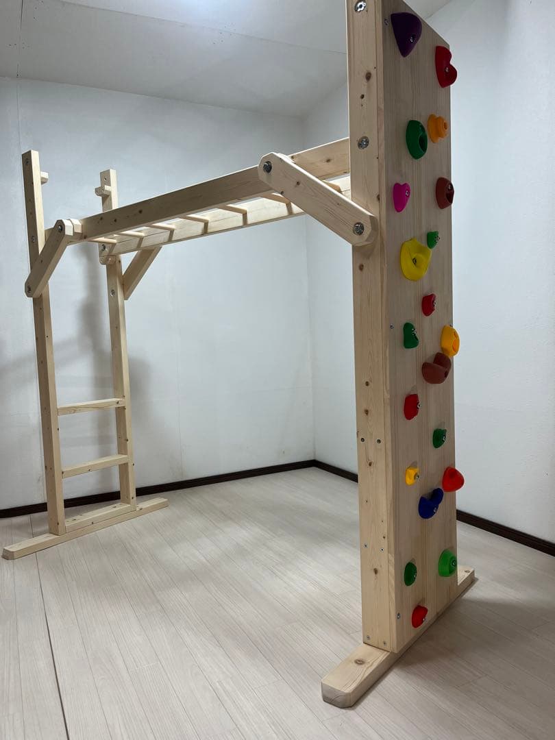 みそ様　完成写真　うんていタイプC ボルダリング