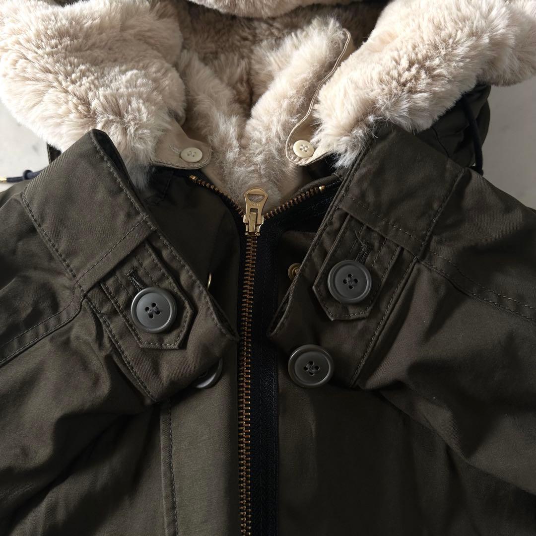 極美品＊定価4.7万 イエナ 3wayファーベストライナー付モッズコート カーキ