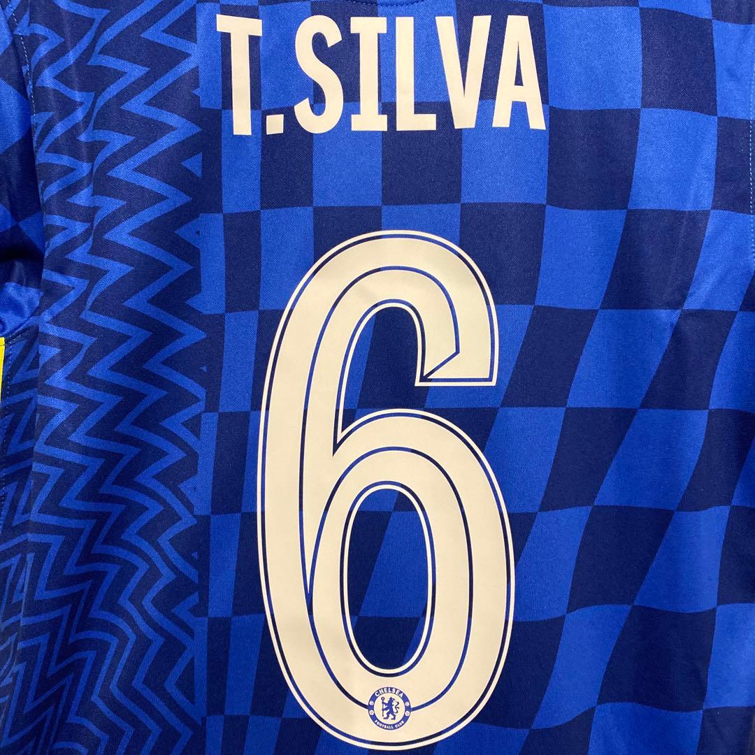 チアゴ・シウバ　チェルシー　21/22　ホーム　CL仕様