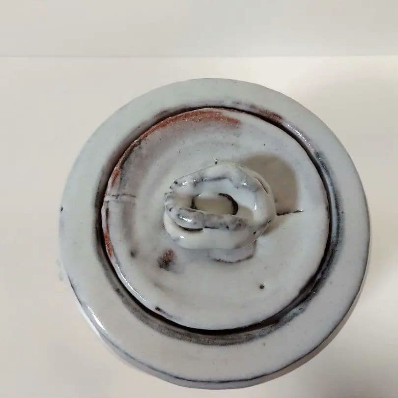 萩焼　茶道具　水指　宇田川玄翁（旧 聖谷作）　木箱付き