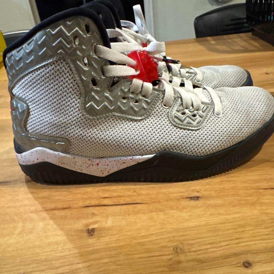 Nike Air Jordan シューズ ホワイト/シルバー/レッド