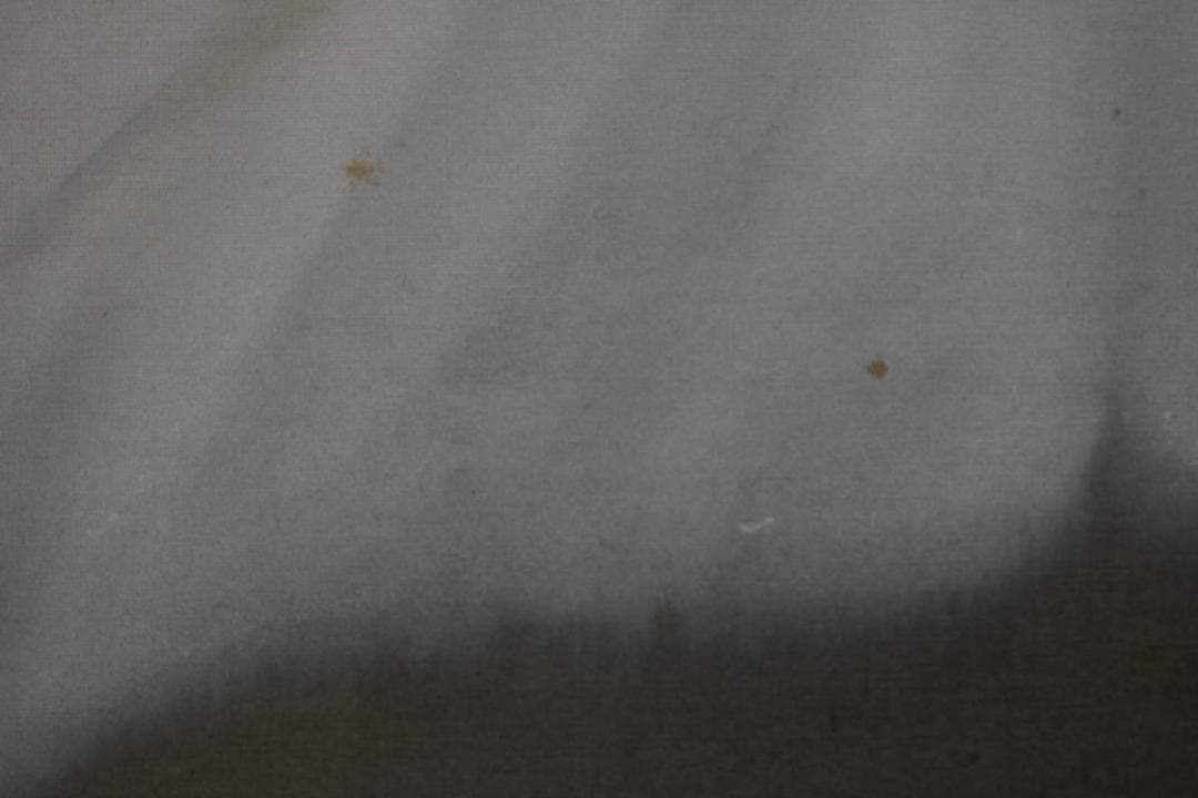 【真作】岡本珠洸/富獄図/富士山図/横物/掛軸☆宝船☆Y-701　JM