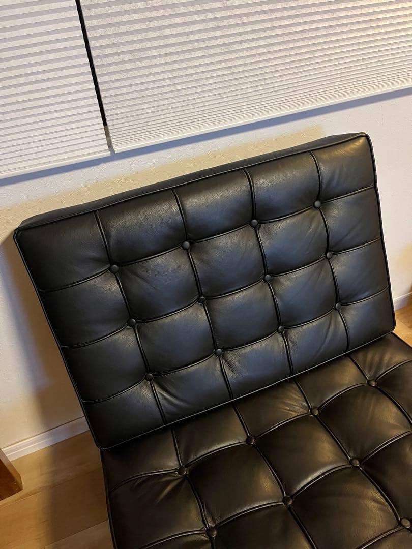 伸長様☆バルセロナチェア高級本革ミッドセンチュリーレザー