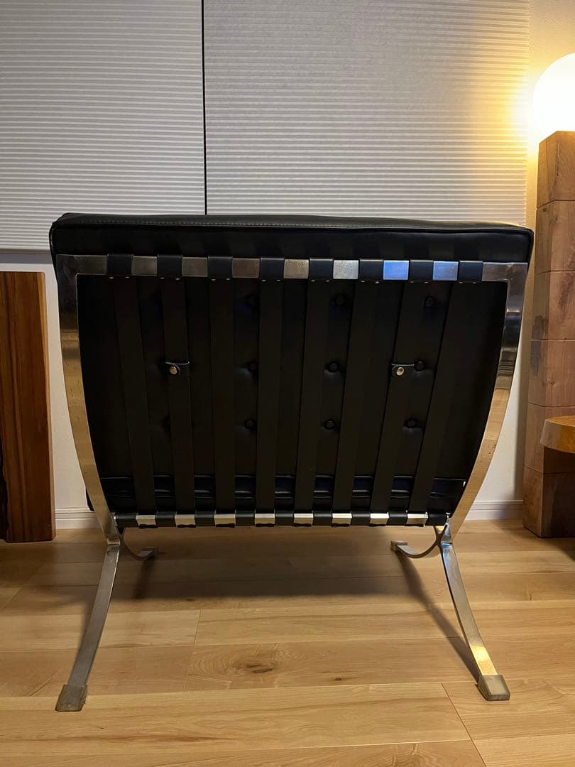 伸長様☆バルセロナチェア高級本革ミッドセンチュリーレザー