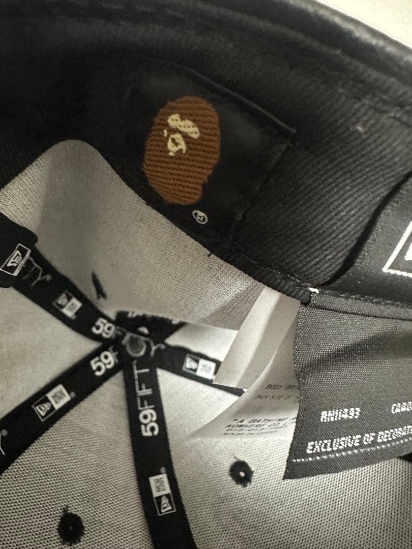 A BATHING APE キャップ NEW ERA 59FIFTY CAP