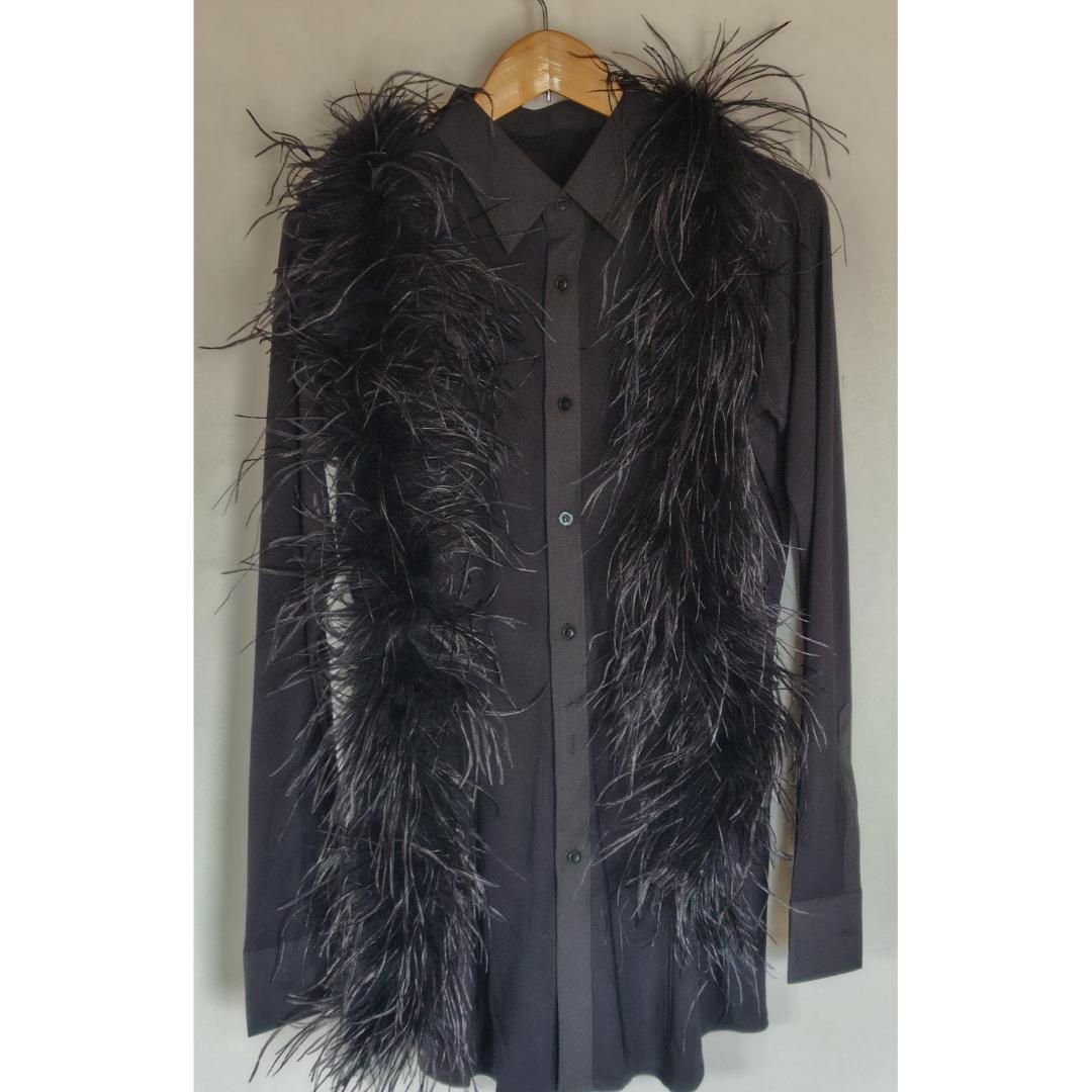 【ツル】3PLY オーストリッチ　黄色