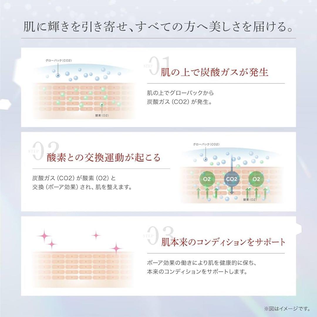 【正規品3セット】エニシーグローパック 炭酸ガスパック 10回分　新品未使用品