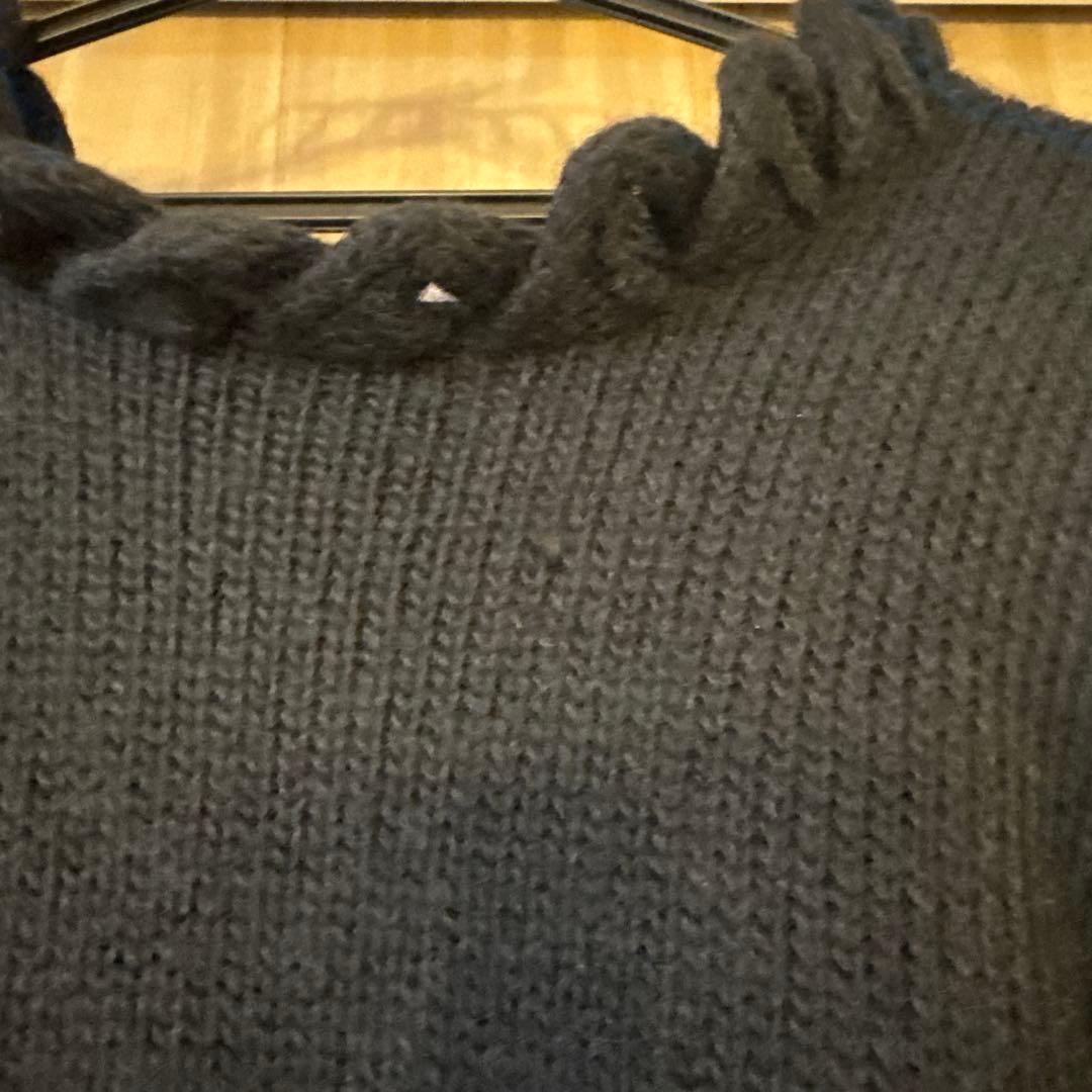 即日発送❗️美品✨ 高級品　トクコ・プルミエヴォル ワンピース　フリルネック