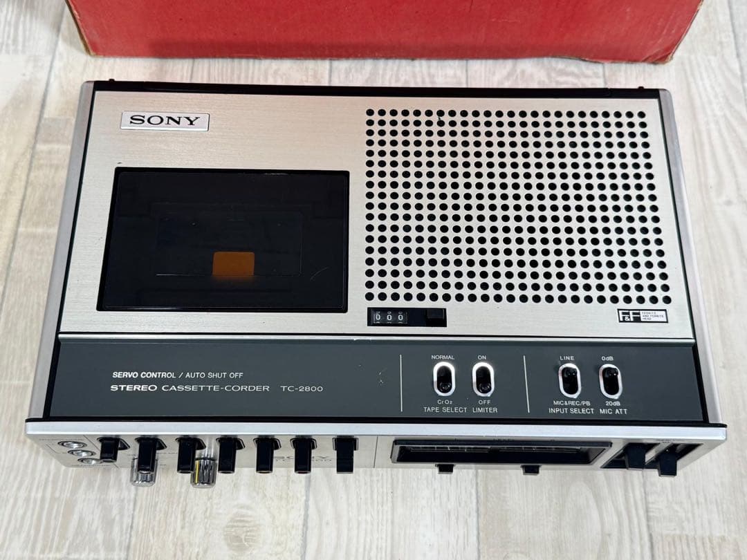 【動作品】レア｜SONY デンスケ TC-2800｜高音質レトロカセット当時物