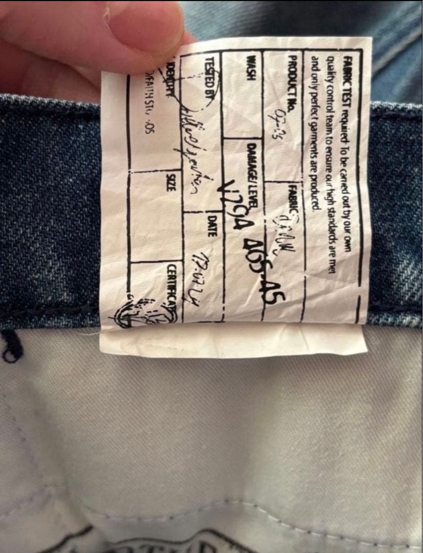 パンツ NO/FAITH STUDIOS ITALIAN OCEAN LOOSE CUT