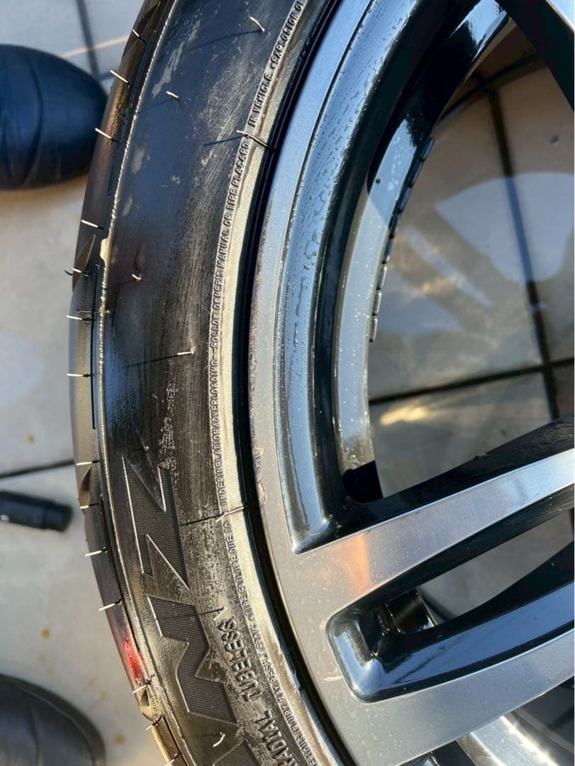 純正 437M 鍛造ホイール 2025年製タイヤ付き