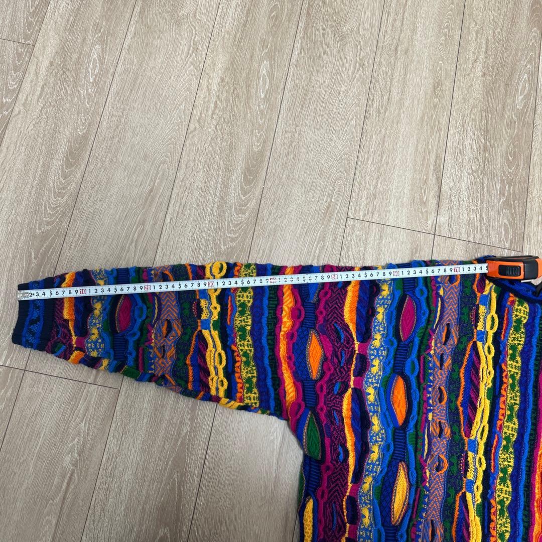 COOGI マルチカラー ニットセーター L