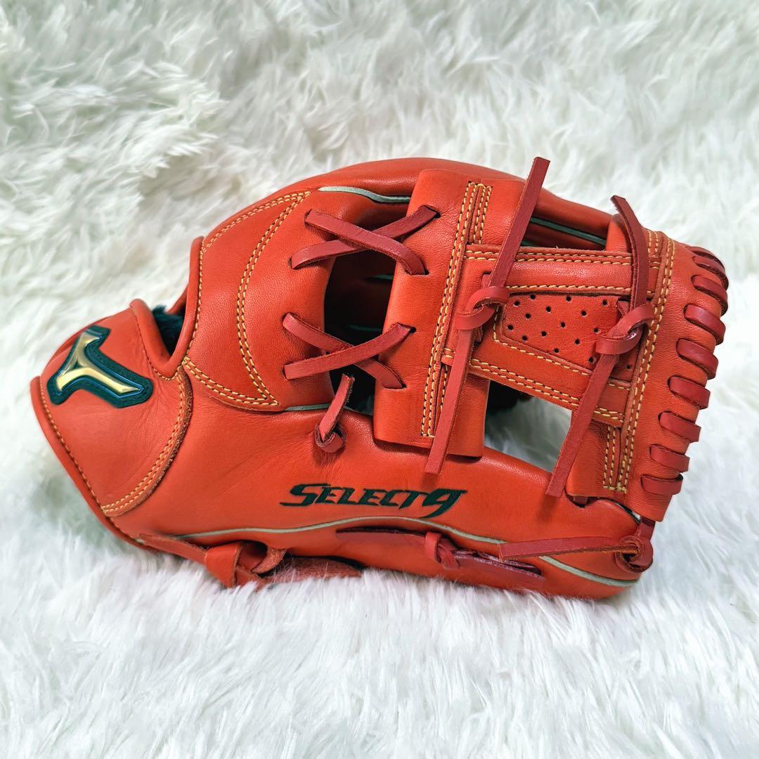 【未使用級】ミズノ セレクトナイン 少年野球 一般 軟式 内野手用 右投げ