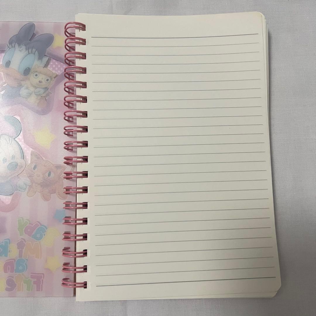 レア❤️ディズニー ノート ベビー　ミッキー　ミニー　フレンズ　リングノート