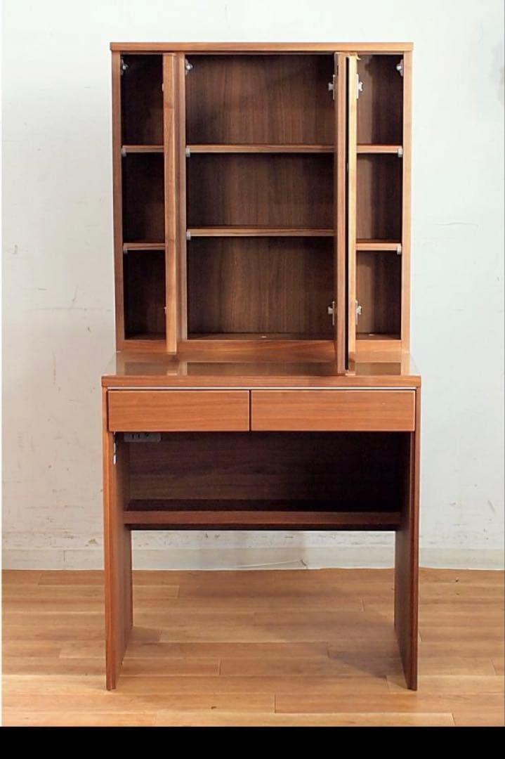 karimoku ドレッサー　スツール　セット　 三面鏡付き