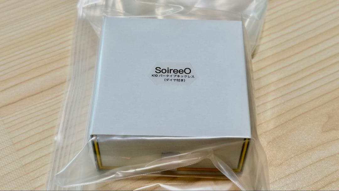 ⭐️SoireeO 10K ダイヤモンド付きバータイプネックレス Nissy