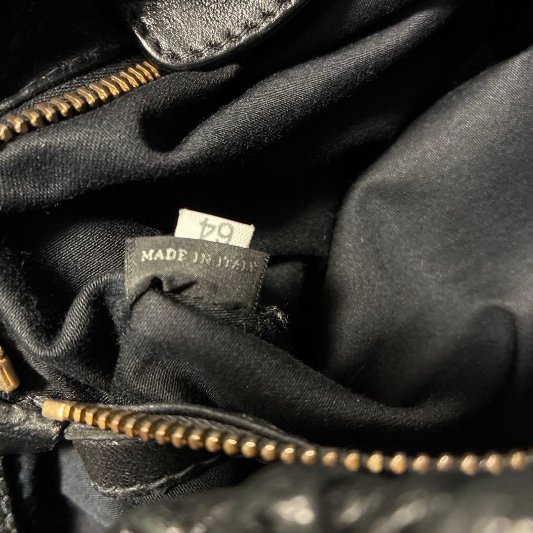 miu miu 黒 レザー ハンドバッグ　2way