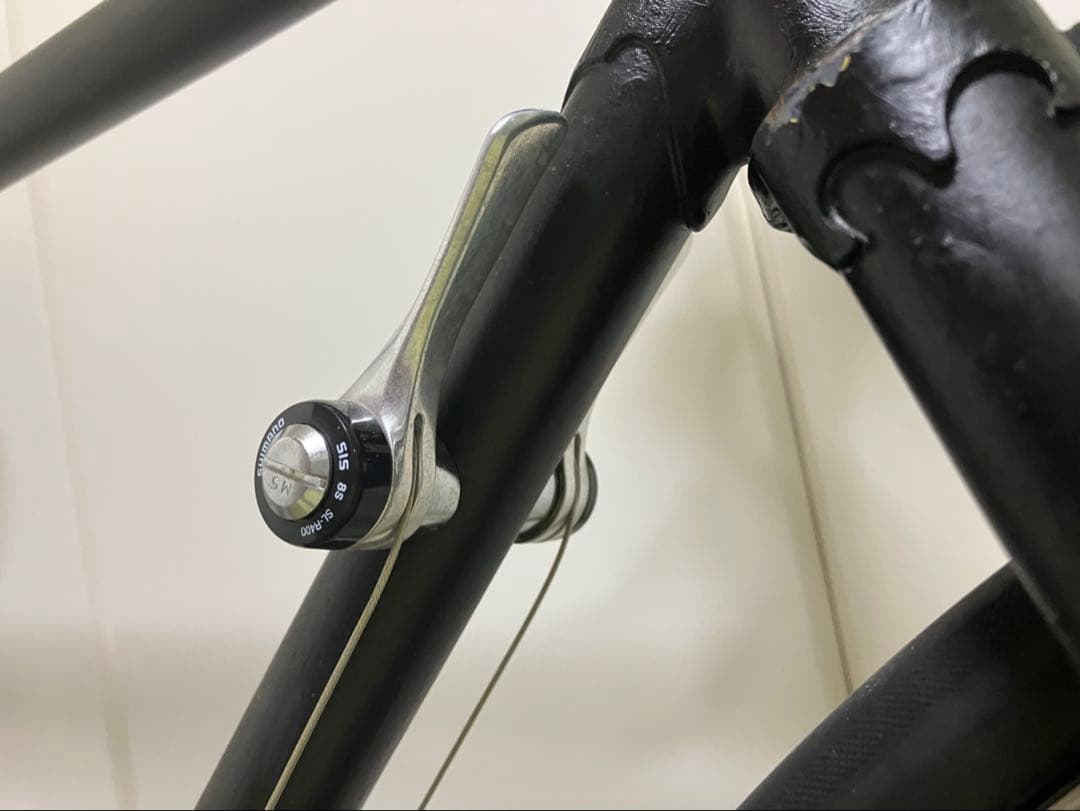 Panasonic 黒 クロモリ ロードバイク 700C