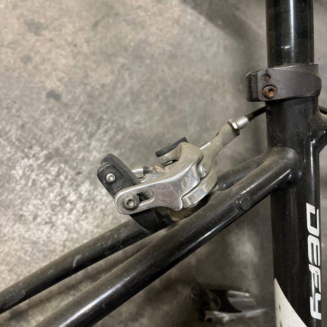 部品取り　ジャンク　GIANT ロードバイクフレーム 青白