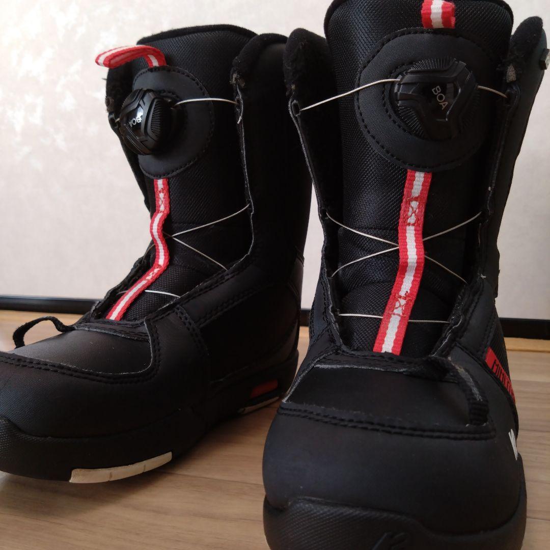 20cm K2 スノボブーツ MINI TURBO スノーボードブーツ 子ども用