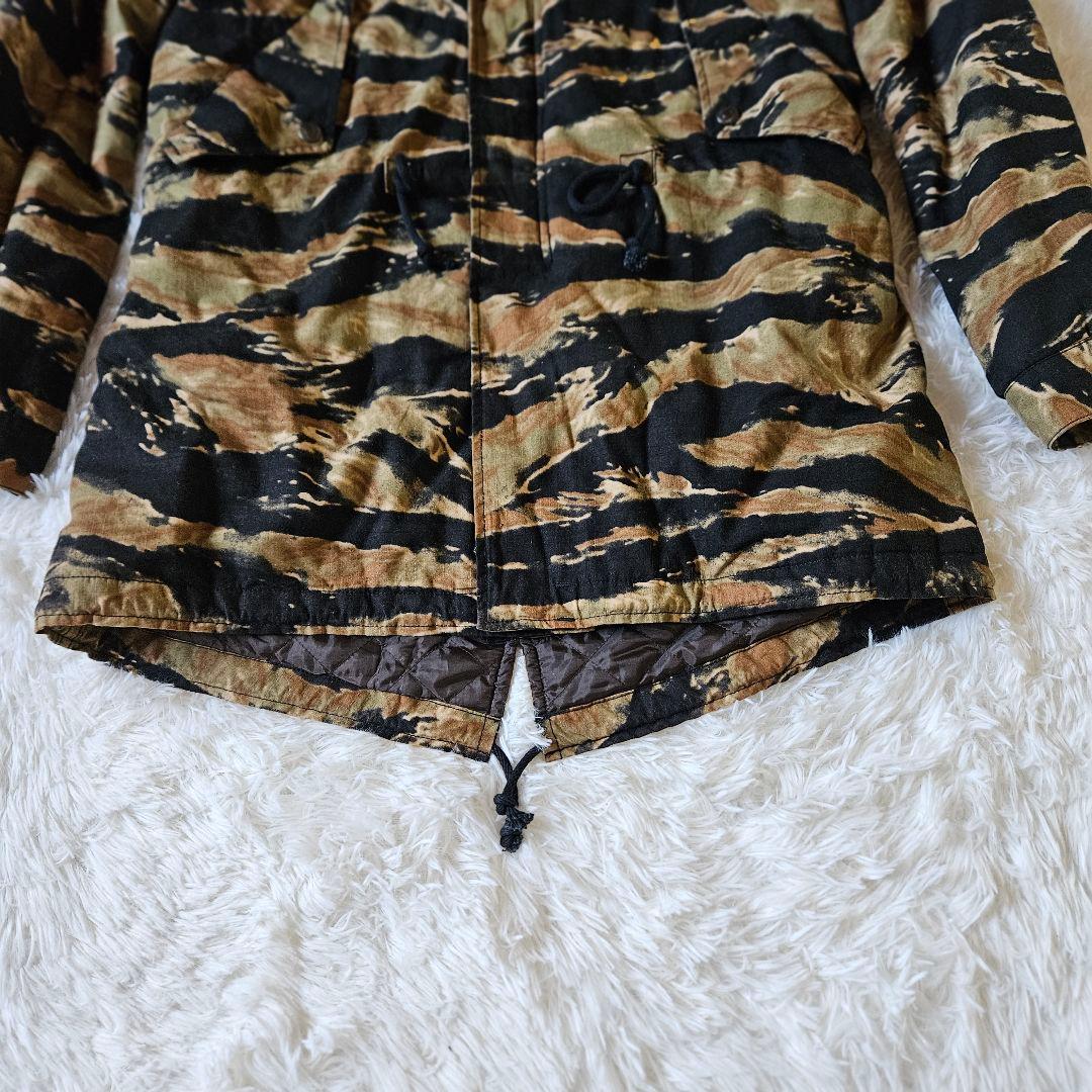 【Schott】美品 ショット フード付きモッズコート カモ柄 Mサイズ