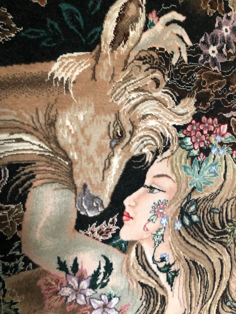 ペルシャ絨毯　額縁　日本橋高島屋外商品