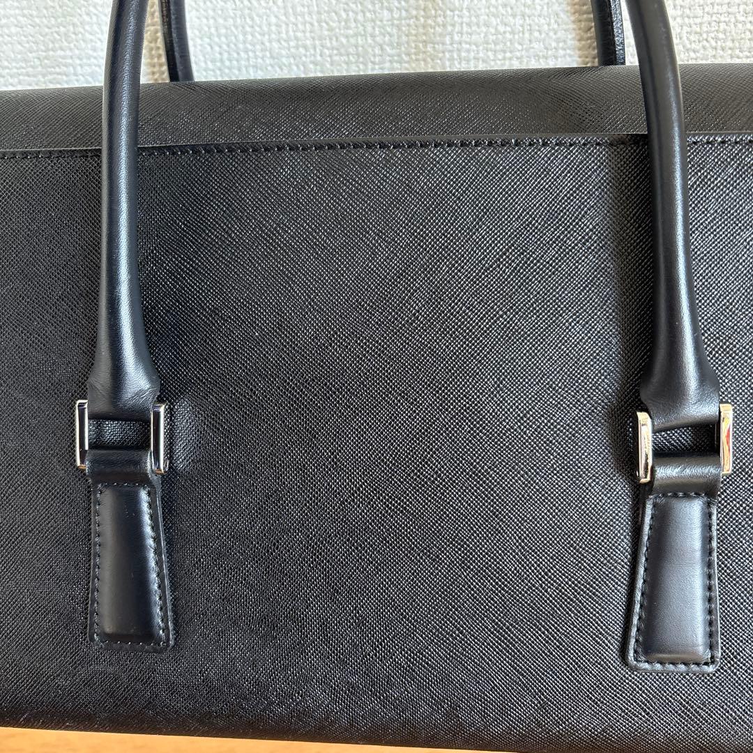 Burberry バーバリー レザーハンドバッグ ノバチェック 黒 ブラック